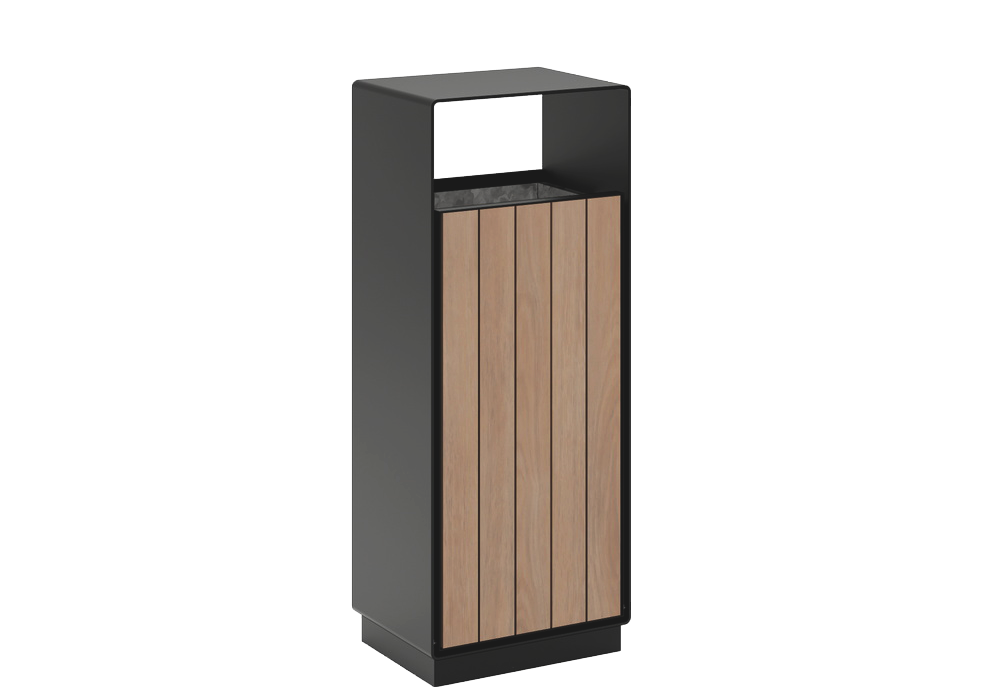 Современная уличная городская урна с пепельницей для сигарет